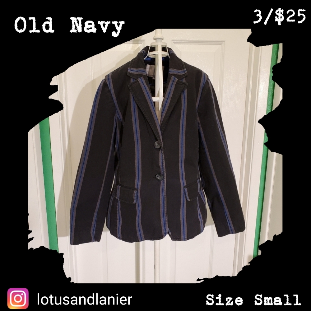 Old Navy Striped Blazer Sz Small 3/$25